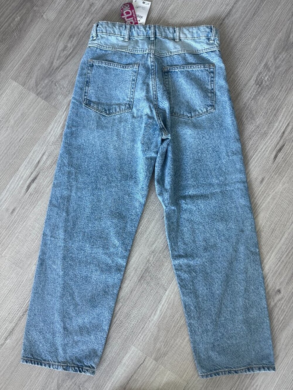 Zara x Barbie™ The Movie Straight-Leg Jeans — Light Wash — Size EU 38 / US 6 NWT - Picture 8 of 15